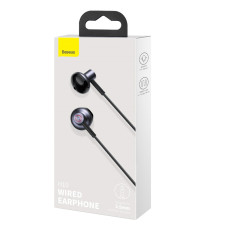 Навушники дротові Baseus Encok H19 (3.5mm) Black