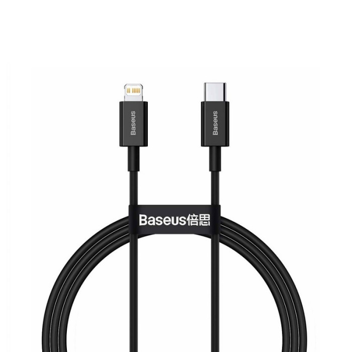 Кабель Baseus Superior Series Type-C to IP PD 20W 2m Black