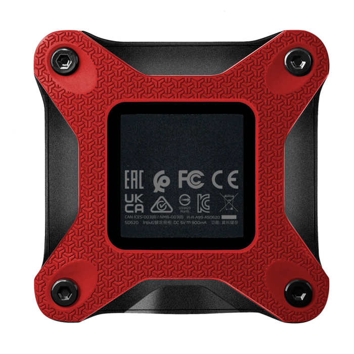 Портативний SSD ADATA SD620 512GB USB 3.2 520/460Mb/s Red