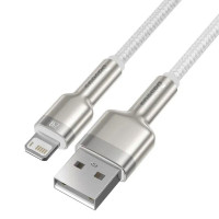 Кабель Baseus Cafule Series Metal Data Cable USB to IP 2.4A 1m White