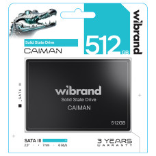 Накопичувач SSD Wibrand Caiman 512GB 2.5