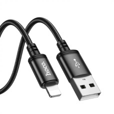 Кабель HOCO X91 Radiance charging data cable for iP(L=3M) Black