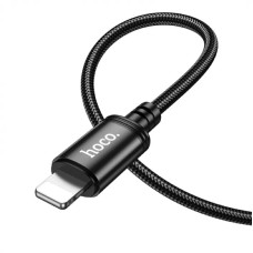 Кабель HOCO X91 Radiance charging data cable for iP(L=3M) Black
