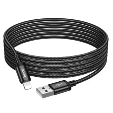 Кабель HOCO X91 Radiance charging data cable for iP(L=3M) Black