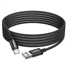 Кабель HOCO X91 Radiance charging data cable for Type-C(L=3M) Black