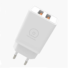 Мережевий зарядний пристрій WUW-C155 2USB 3.1A white