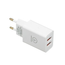 Мережевий зарядний пристрій WUW-C155 2USB 3.1A white