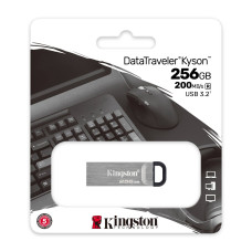 Флеш-накопичувач Kingston USB 3.2 DT Kyson 256GB Silver/Black