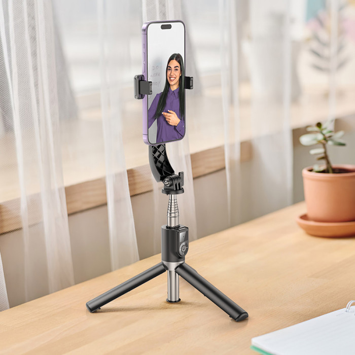 Селфі-трипод HOCO K20 Prior live broadcast holder (98cm) Black
