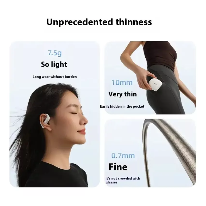 Бездротові навушники TWS ACEFAST FA002 ACEFIT Air wireless earbuds, ENC, IP54, Black