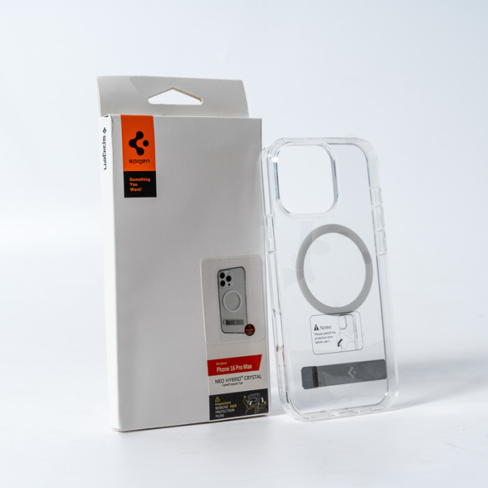 Чохол Spigen AAA Magnetic Clear Stand for Apple iPhone 11 Pro Max Transparent