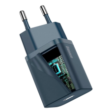 Мережевий зарядний пристрій Baseus Super Si Quick Charger 1C 20W EU Blue