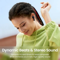 Бездротові навушники UGREEN WS106 HiTune T3 Active Noise-Cancelling Wireless Earbuds, IPX5, Black (UGR-90401)