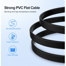 Кабель UGREEN US217 SATA 3 Data Cable 0.5m (Black)(UGR-30796)