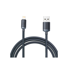 Кабель Baseus Crystal Shine Series Fast Charging Data Cable USB to iP 2.4A 2m Black