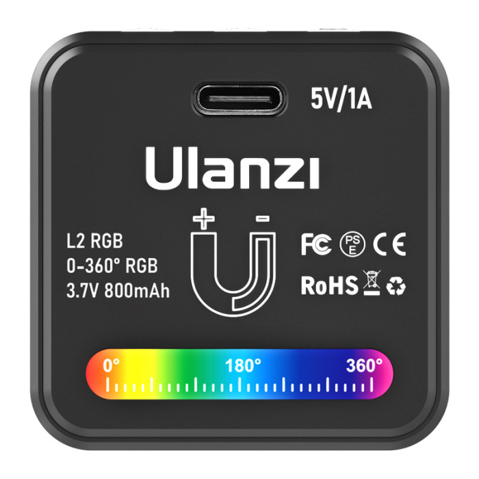 Відеосвітло Ulanzi Vijim L2 RGB COB VEDIO LIGHT, 4W (UV-2878 L2 RGB)