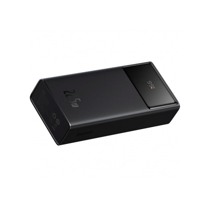Зовнішній акумулятор Baseus Star-Lord Digital Display Fast Charge Power Bank 20000mAh 22.5W Black