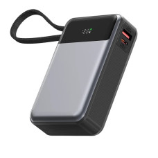Зовнішній акумулятор ACEFAST M21 PD65W power bank with cable 20000mAh Black