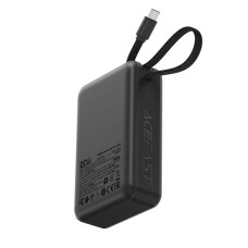 Зовнішній акумулятор ACEFAST M21 PD65W power bank with cable 20000mAh Black