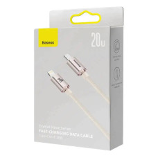 Кабель Baseus Crystal Shine Series Fast Charging Data Cable Type-C to iP 20W 1.2m Pink