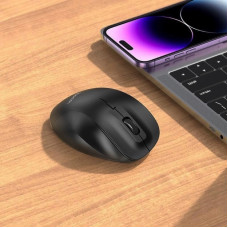 Маніпулятор миша HOCO GM24 Mystic six-button dual-mode business wireless mouse Black