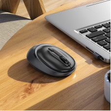 Маніпулятор миша HOCO GM34 Nuevo dual-mode business wireless mouse Black Metal Gray