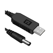 Кабель живлення для роутера USB-DC 5v-12v (1m)
