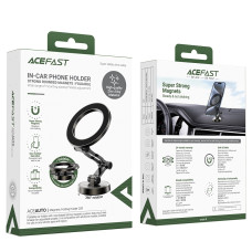 Автотримач для телефона ACEFAST D20 magnetic folding holder Metal Gray