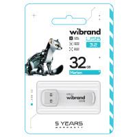 Флеш-накопичувач Wibrand USB 3.2 Gen1 Marten 32GB White