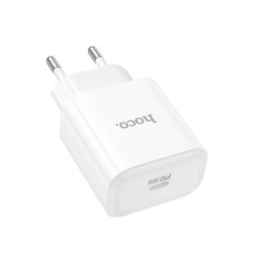 Мережевий зарядний пристрій HOCO C76A Pro Majestic single port PD30W charger White