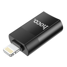 Адаптер HOCO UA17 iP Male to USB female USB2.0 adapter Black