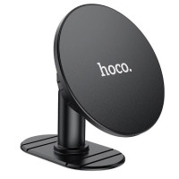Автотримач для телефона HOCO H13 Fine jade ring magnetic car holder(center console) Black