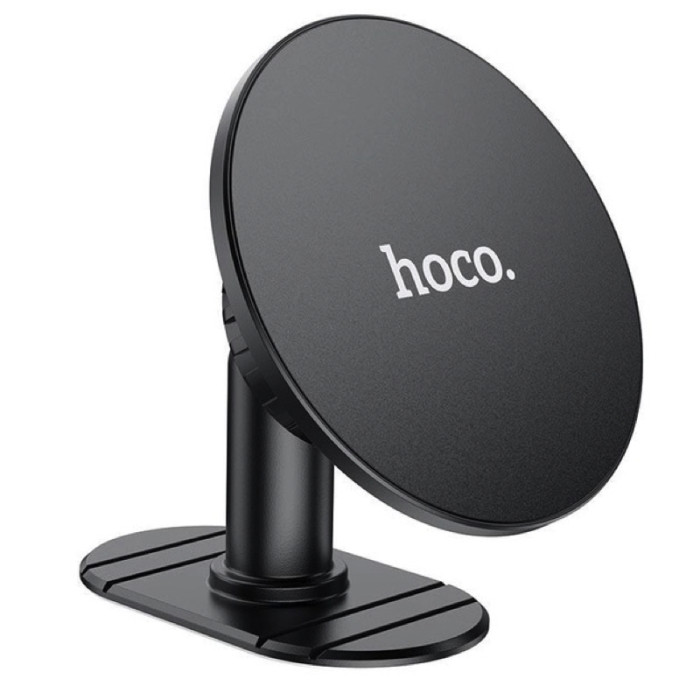 Автотримач для телефона HOCO H13 Fine jade ring magnetic car holder(center console) Black