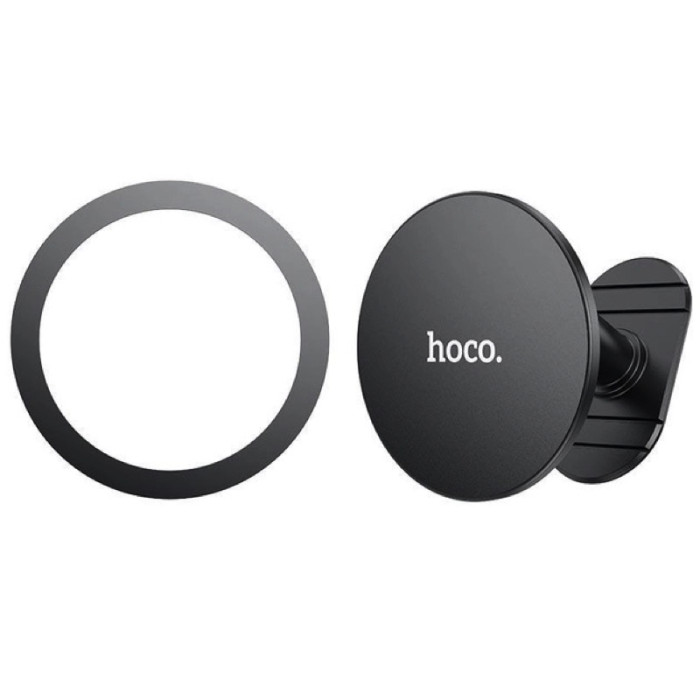 Автотримач для телефона HOCO H13 Fine jade ring magnetic car holder(center console) Black