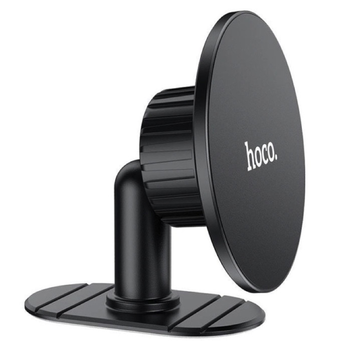 Автотримач для телефона HOCO H13 Fine jade ring magnetic car holder(center console) Black