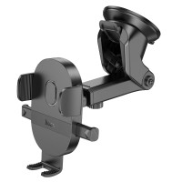Автотримач для телефона HOCO H19 Mighty one-button car holder(center console) Black