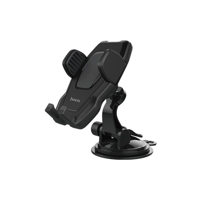 Автотримач для телефона HOCO CA31 cool run suction cup car holder Black