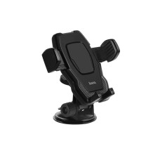 Автотримач для телефона HOCO CA31 cool run suction cup car holder Black