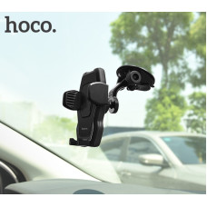 Автотримач для телефона HOCO CA31 cool run suction cup car holder Black