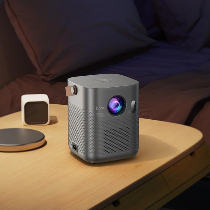 Проектор HOCO DT4 Wi-Fi 2.4/5 ГГц Smart full autofocus projector (720P Android version) EU