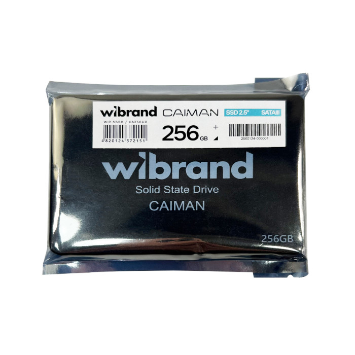 Накопичувач SSD Wibrand Caiman 256GB 2.5" 7mm SATAIII Bulk