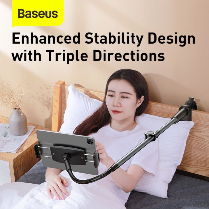 Тримач для планшету Baseus Otaku life rotary adjustment lazy holder Pro（Applicable for phone/ ipad) gray