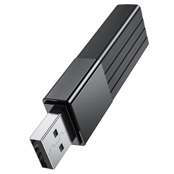 Кардрідер HOCO HB20 Mindful 2-in-1card reader(USB2.0) Black