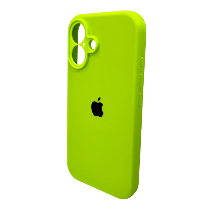 Чохол для смартфона Silicone Full Case AA Camera Protect for Apple iPhone 16 24,Shiny Green