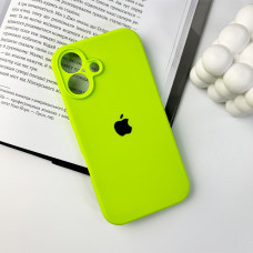 Чохол для смартфона Silicone Full Case AA Camera Protect for Apple iPhone 16 24,Shiny Green