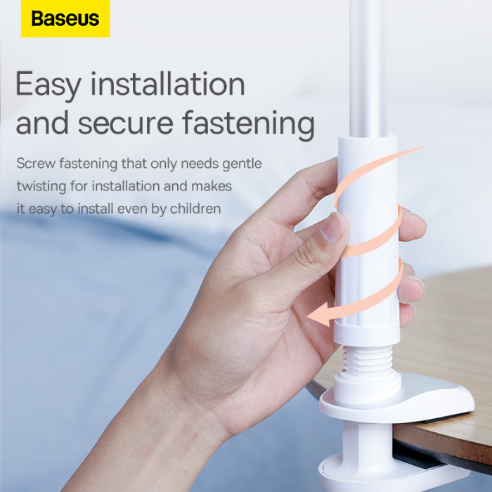 Тримач для телефона Baseus Unlimited adjustment lazy phone holder silver