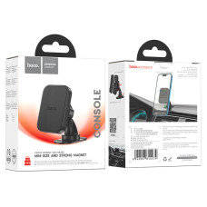 Автотримач для телефона HOCO H33 Cheetah magnetic car holder(center console) Black