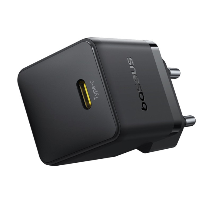 Мережевий зарядний пристрій Baseus Palm Fast Charger 1C 20W EU Cluster Black