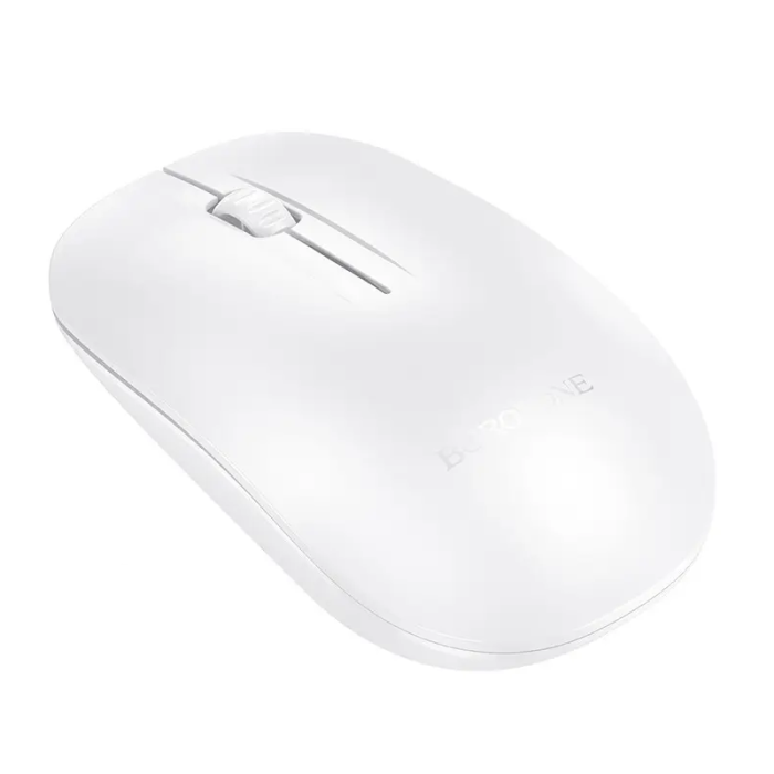 Маніпулятор миша BOROFONE BG14 Planet 2.4G business wireless mouse White