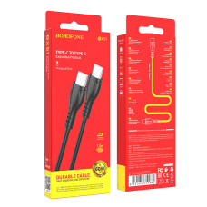 Кабель BOROFONE BX51 Triumph 60W charging data cable Type-C to Type-C Black